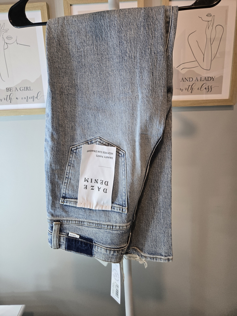 NWT Smarty Pants High Rise Slim Straight Light Wash Jeans